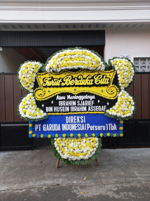 Papan Bunga Duka di Pekapuran Laut