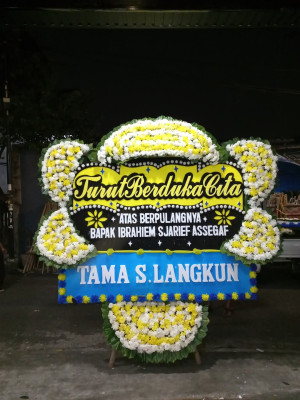Papan Bunga Duka di Pekapuran Laut